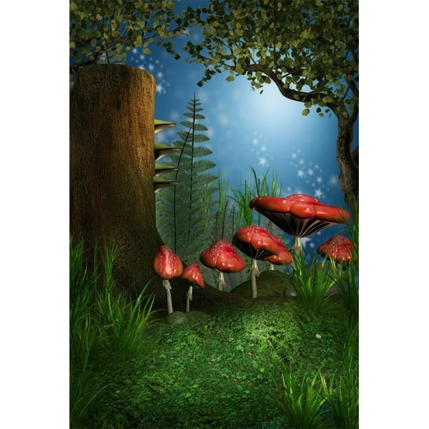 Photography Backgrounds 12Feet Width-8Feet High Photo Backdrops Mushroom Backgrounds Computer Printed Vinyl Photography Background Photography Backgrounds 12Feet Width-8Feet High Photo Backdrops Mushroom Backgrounds Computer Printed Vinyl Photography Background
